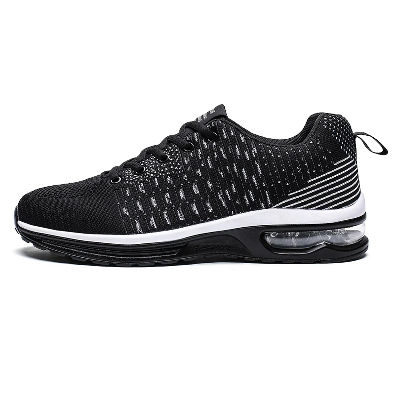 

Men Sneakers 2019 Atheltic Shoes for Men High Top Sport Shoe Black Outdoor Sneakers Mesh Breathable Walking Footwear Sport