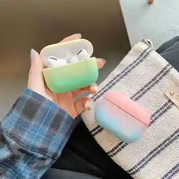 

For AirPods Pro Case luxury Painted gradient Hard PC headphone Protective cover fundas For Air pods PRO For Airpods PRO 3 funda