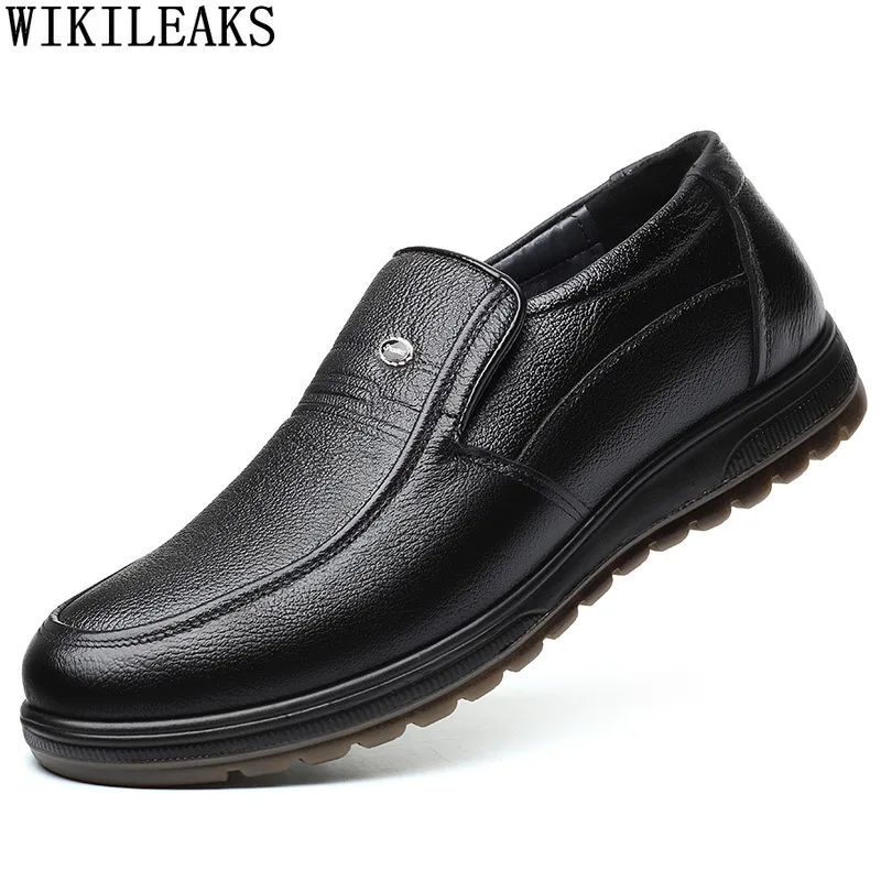 

Лоферы мужские черные, кожаные, без застежки, повседневная обувь, роскошные брендовые