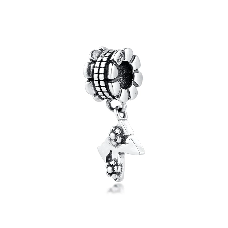 Fits for Pandora Charms Bracelets Letter K Beads 100% 925 Sterling Silver Jewelry Free Shipping | Украшения и аксессуары
