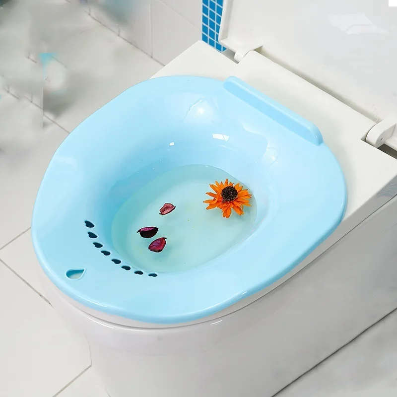 

Privates Fart Tub Waist-to-Hip Bath Bidet Household Sit Smoked Box Hip Bath Pp Bubble Haemorrhoids Girl'S Men And Women Wash But