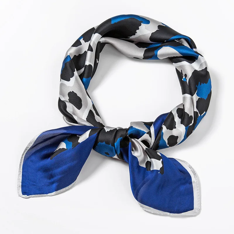 AliExpress New Style Scarf Silk Scarves Women's Versatile Spring And Autumn Multi-functional Scarf Decoration Small Square