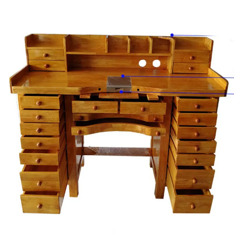 High Quality Solid wood Jeweler's Workbench Convenient and efficient work  desk, Workbench with many drawers ,sea shipping only - AliExpress