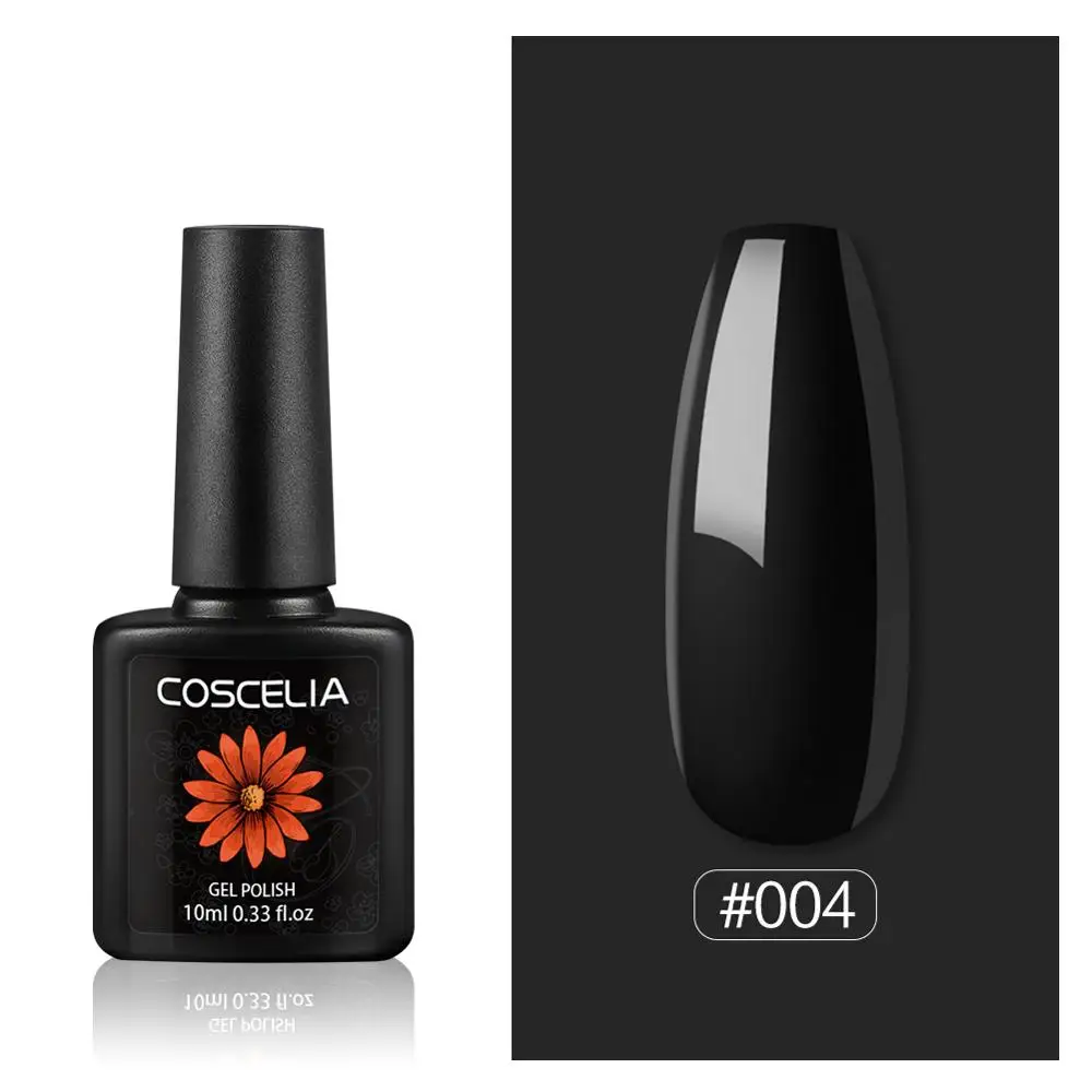 Black Gel COSCELIA 10 мл гель для ногтей глаз хамелеона кота Магнитный клей для ногтей голографический блестящий гель замачиваемый УФ-гель лак для ногтей художественный Магнитный карандаш сделай сам - Цвет: Black Gel