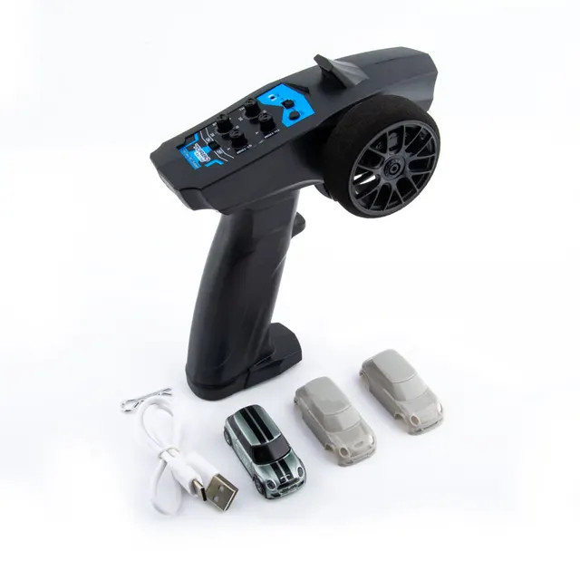  Tubro Racing 1:76 RC Car Radio Control 2.4GHZ System Toy Car with Light Chargable For racing experience or Kids Toys