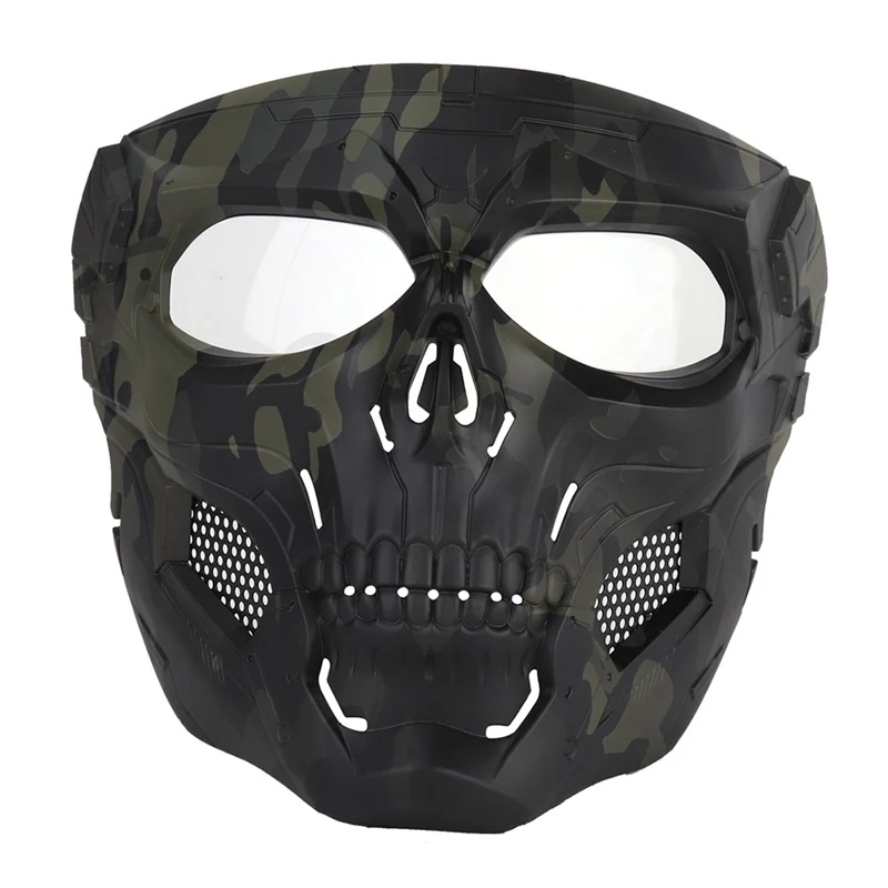 Персональная страшная тактическая маска в форме черепа, прочная ударопрочная защитная маска для страйкбола, вечерние костюмы для косплея на Хэллоуин