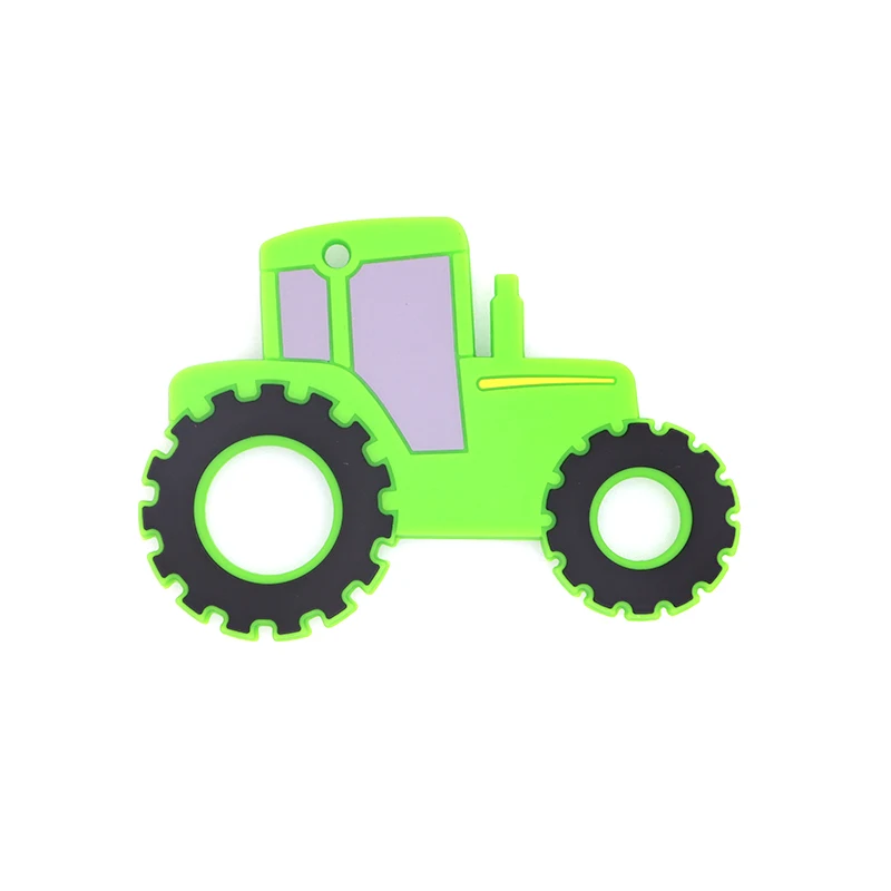 02 Green Kovict BPA Free, 1 шт., автомобильный силиконовый Прорезыватель для зубов, грызун, Детские Прорезыватели, игрушки для прорезывания зубов, жевательная форма животного, детские товары, подарок для кормления - Цвет: 02 Green