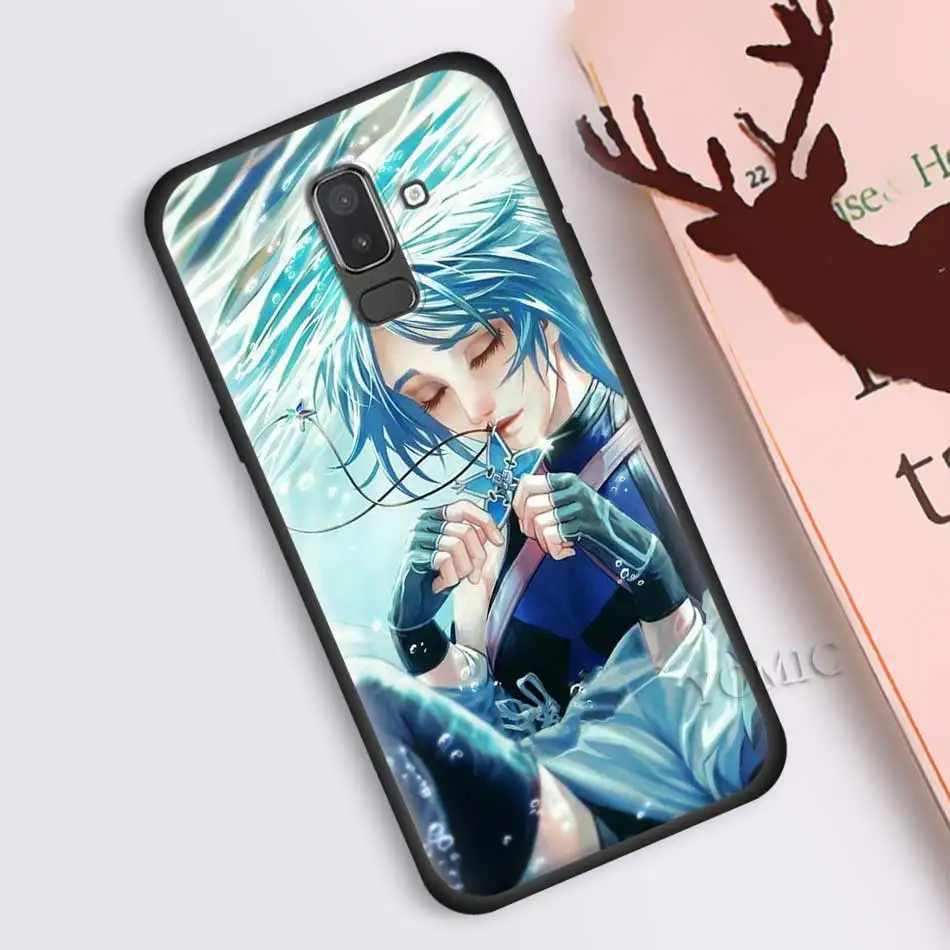 Аниме «Kingdom Hearts» темно-чехол для samsung Galaxy J8 J6 J4 A6 A7 A8 A9 плюс M10 M20 M30 S M40 силиконовый чехол для телефона с изображением на задней панели Чехол