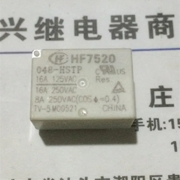 1pcs Реле HF7520 048-HSTP 16A 4-контактный | Обустройство дома