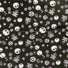 Кошмар перед Рождеством Джек Трикотажная хлопковая Лоскутная Ткань лайкра стрейч швейная ткань обертка ручной работы DIY текстиль подарок