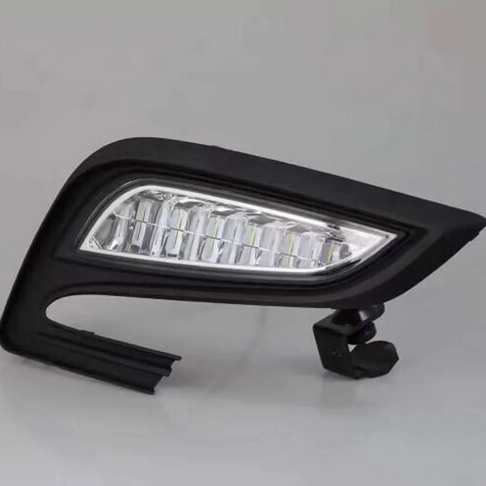 Июля King светодиодный Габаритные огни DRL 4300K желтый противотуманный фонарь в сборе
