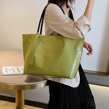 

Korean Version Of The Wild Bag Handbags New 2020 French Niche Large-capacity Stone Pattern Shoulder Bag