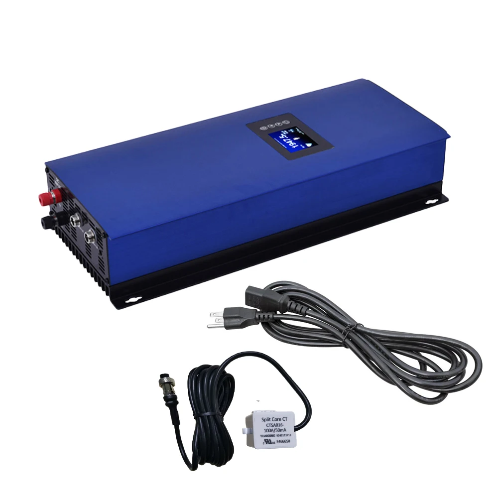 2000 Вт сетевой инвертор с ограничителем 45 90VDC AC 220V 230V 240V LCD MPPT чистый момента