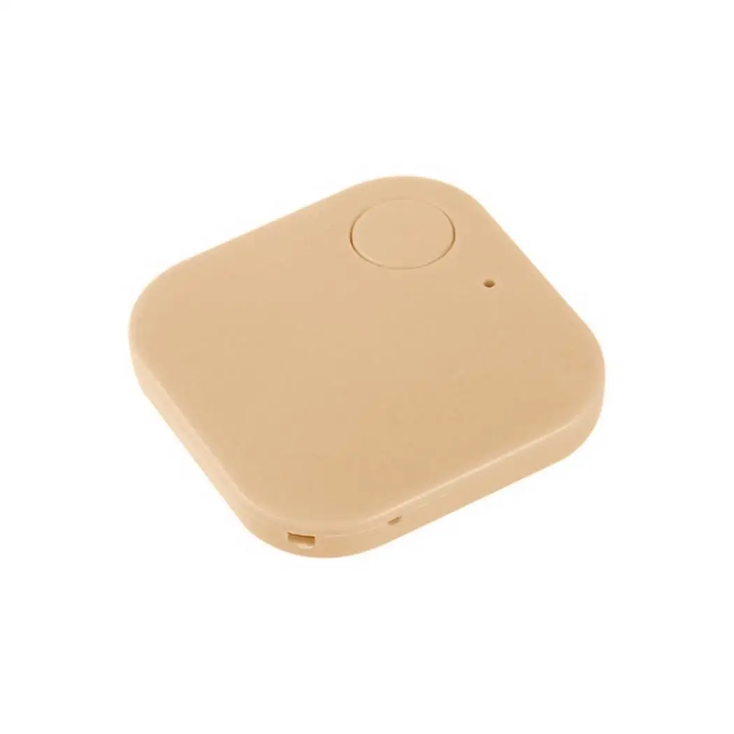 Gold Мини Bluetooth квадратный автомобиль детская игрушка «любимчик» старый человек Анти-потери трекер отслеживатель - Цвет: Gold