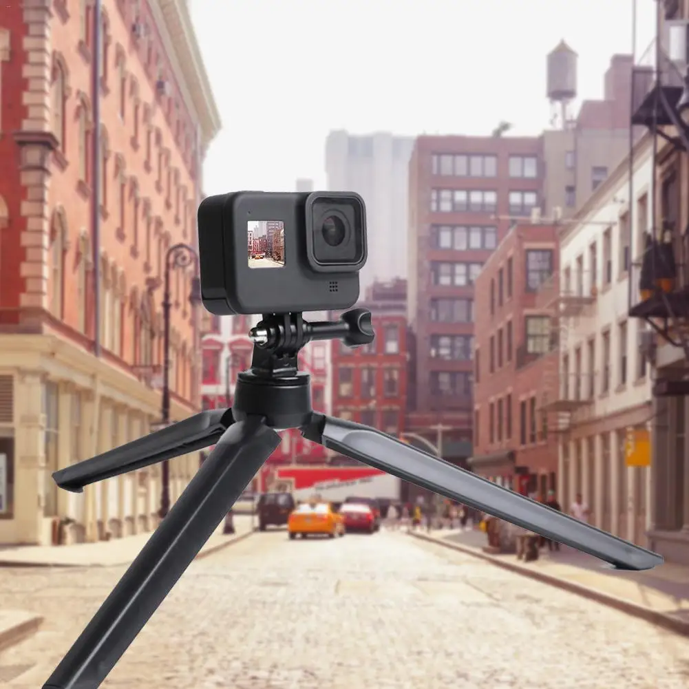 Для Go Pro Hero 5/6/7/8 мини штатив для селфи палка для селфи для рабочего стола микро кронштейн настольная подставка для телефона Mount SLR спортивные Камера палка для селфи
