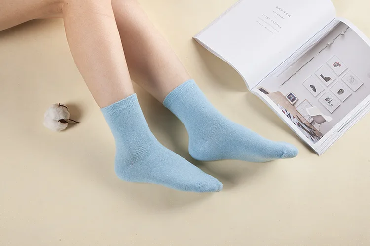 Распродажа, японские носки с Мопсом, Calcetines Mujer, 5 пар со скидкой, осенне-зимние носки, утолщенные Теплые повседневные Хлопковые женские носки