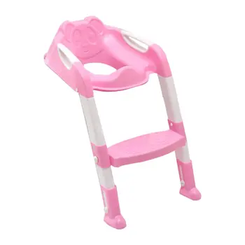 

Foldable Children Potty Seat With Ladder Cover PP Toilet Adjustable Chair Pee Training Urinal Seating Potties for Boys Girls