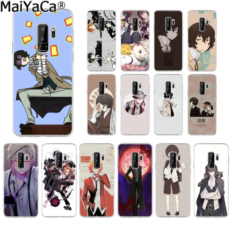 MaiYaCa японский аниме bungou бродячие собаки дазай Осаму защитный чехол для Samsung S9 plus S5