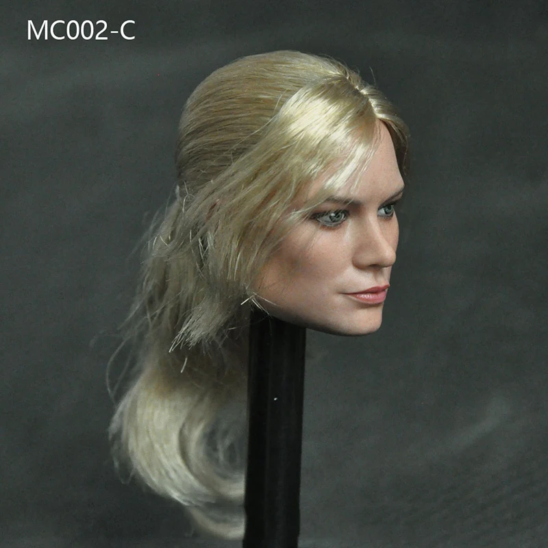 Коллекция фанатов MC002 1/6, Женская фигурка, кукла, голова Бри Ларсона, женская голова, лепка с длинными волосами голена, для тела 12 дюймов