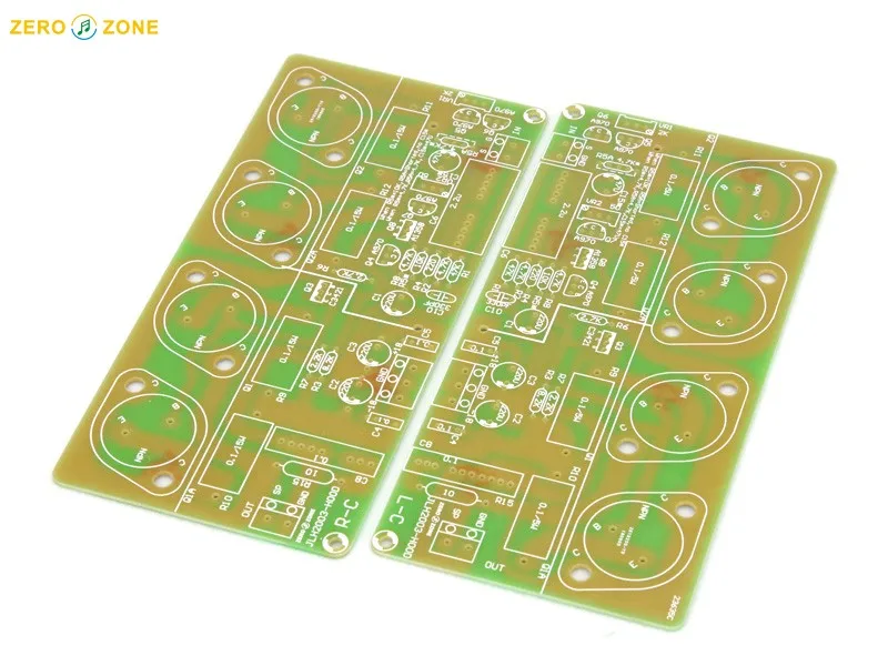 ZEROZONE 1 пара JLH HOOD Class A односторонняя Плата усилителя мощности PCB HiFi Stereo Home Audio/HOOD