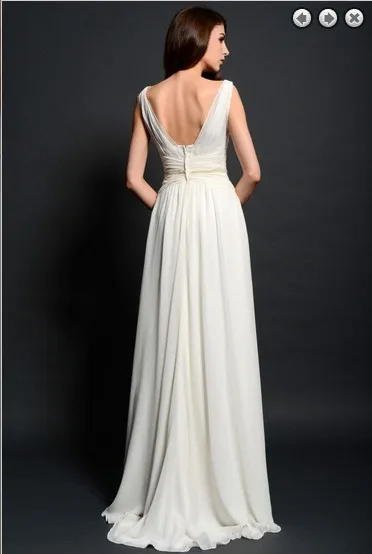 Новая мода ужин Макси невесты горничной vestidos formales белое длинное выпускное свадебное платье с бисером свадебный пояс