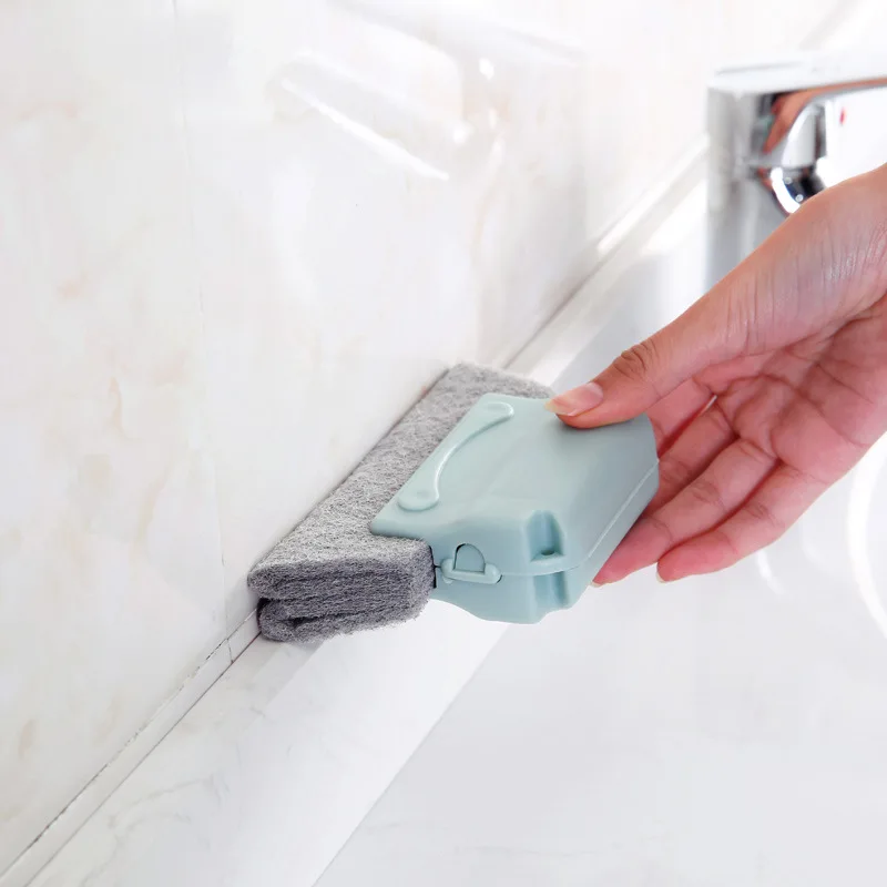 

Window Groove Cleaning Brush Bathroom Kitchen Floor Gap Cleaner Nook Cranny Windows Slot Cleaner Household Cleaning Tool