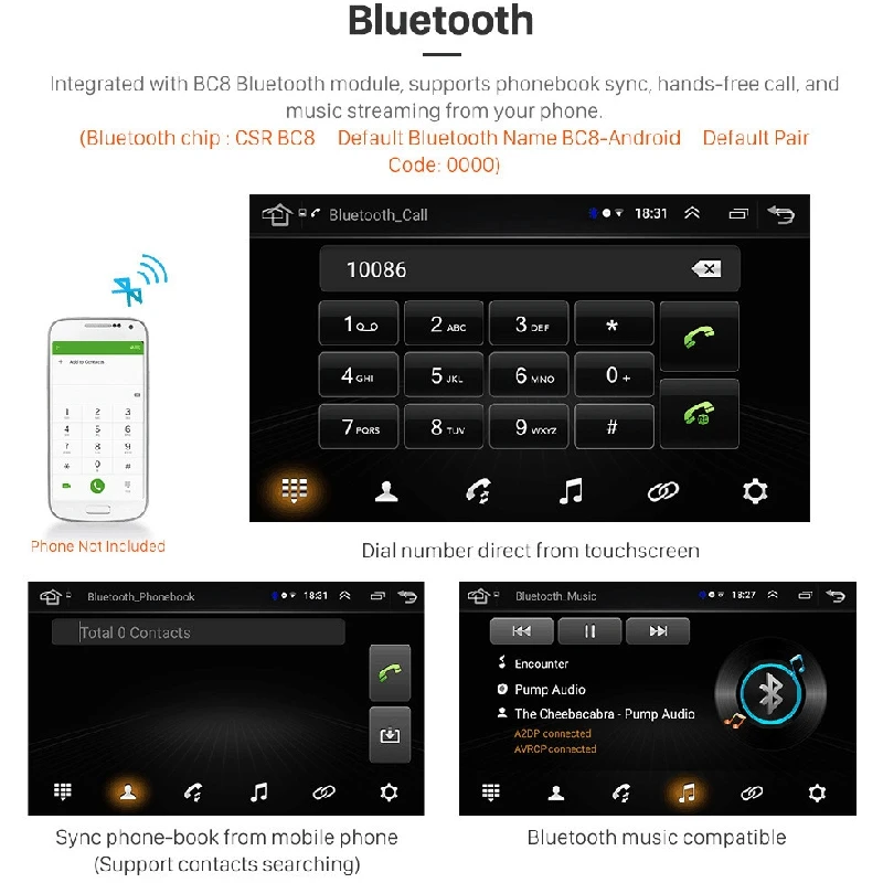 Android 8,1 для 2003-2007 Honda Accord 7 автомобильный блок радио gps навигатор плеер