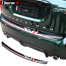 Резиновый Автомобильный задний бампер протектор потертости Защитная Наклейка для Mini Cooper R56 Clubman R55 F55 F56 земляк R60 F60