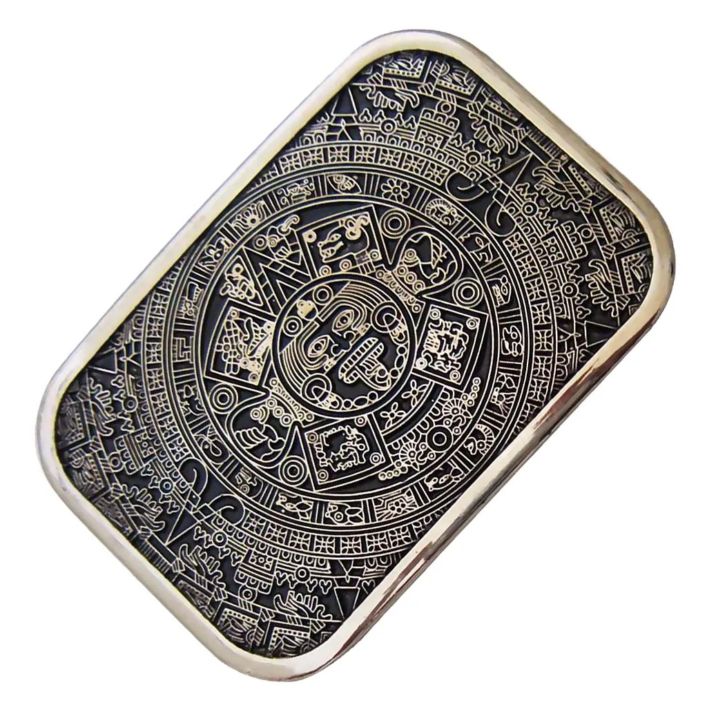 Zinc Alloy Belt Buckle Retro Western Cowboy Fashion Metal Buckle for Mens Lady