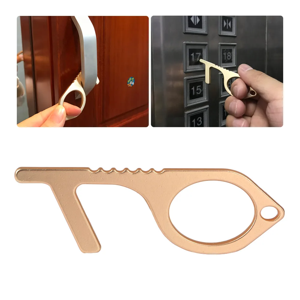 1 шт. портативные дверные ручки Бесконтактный безопасный Открыватель дверей