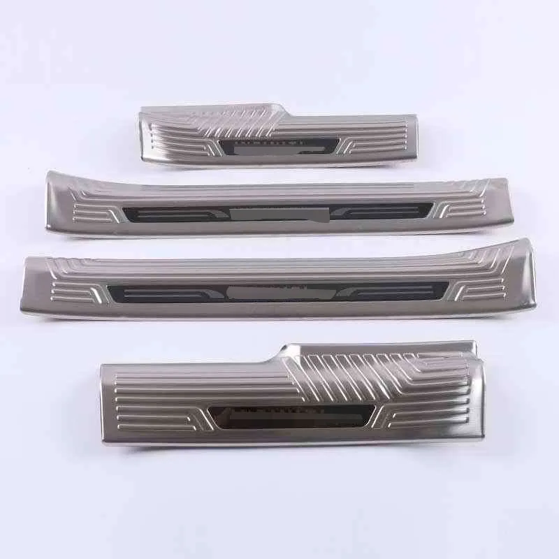 

Car-styling Stainless Steel Side Door Scuff Plate Door Sill Trim Fit Car accessories For Infiniti QX50 2018-2020