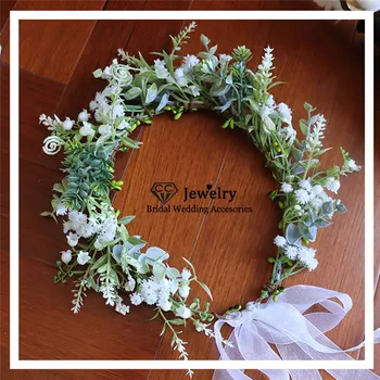 

CC Hairband Headbands Flower Garland Wedding Hair Accessories for Women Forest Style Party Gift Hairbands Jewelry Crown mq106