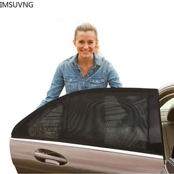 

2PCS car window cover sun visor sun visor UV protection cover sunshade net solar mosquito dustproof car cover