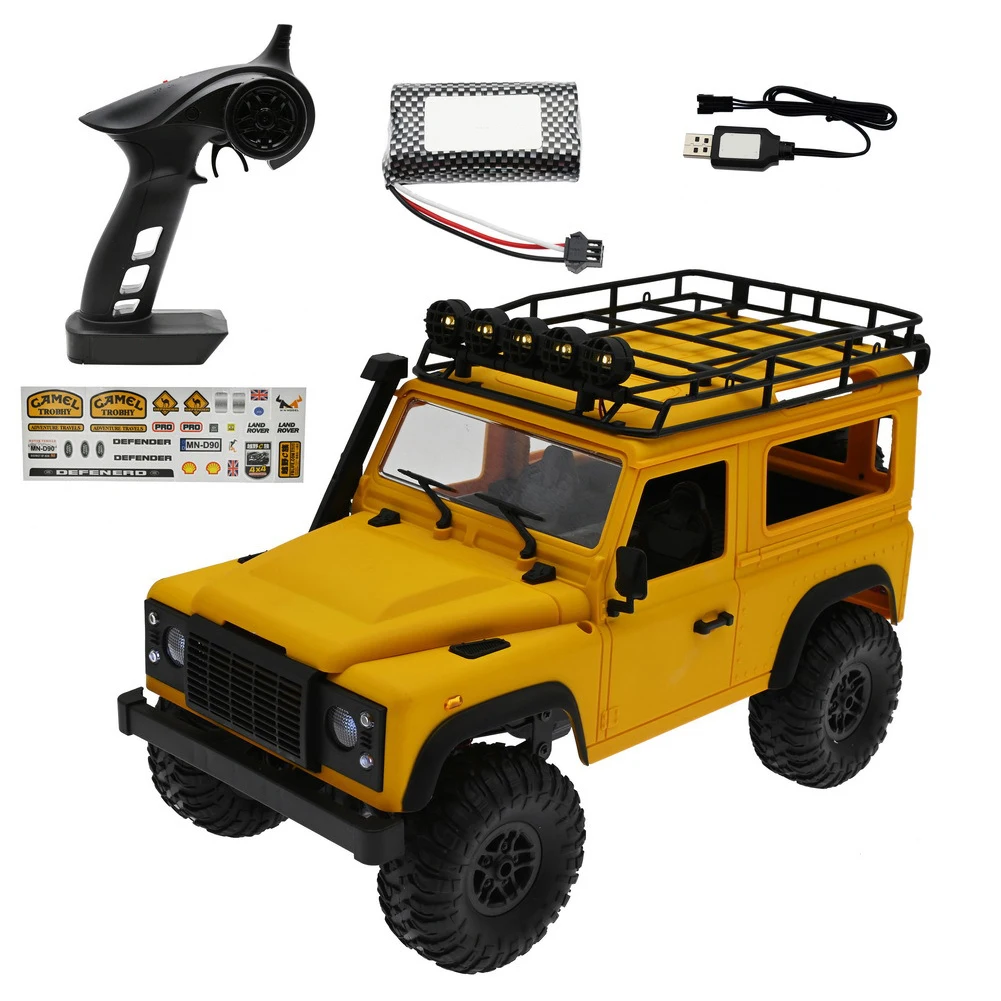 Birthday Gift Rechargeable High Speed 2.4Ghz 1:12 4WD Model Simulation RC Car Racing For Kids With LED Light Toy Truck Off Road