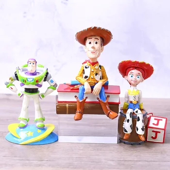 

Toy Story Woody / Buzz Lightyear / Jessie PVC Figure Brinquedo Model Toy Gift
