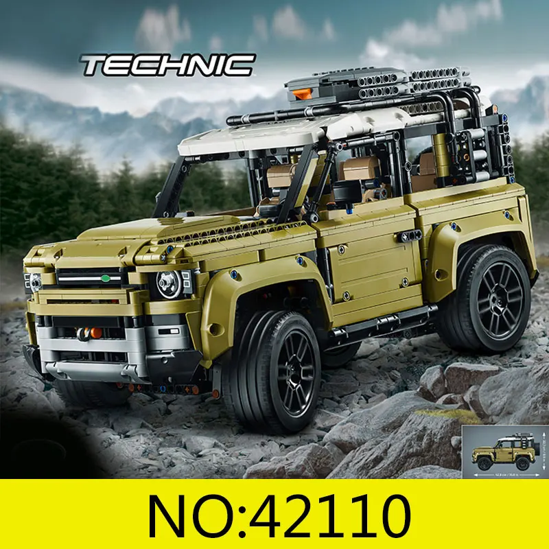 

Technic Land Rover Defender Set Compatible With legoingLYS 42110 Creator Assembly Car Model Building Blocks Brick Christmas gift