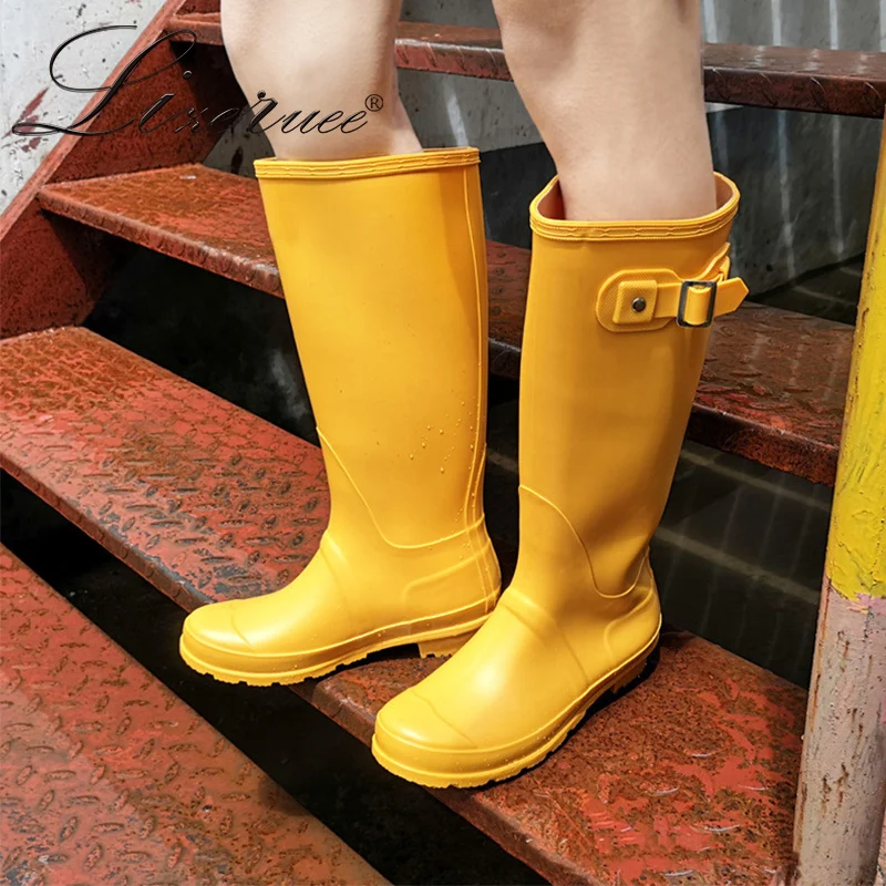 ladies rubber rain boots