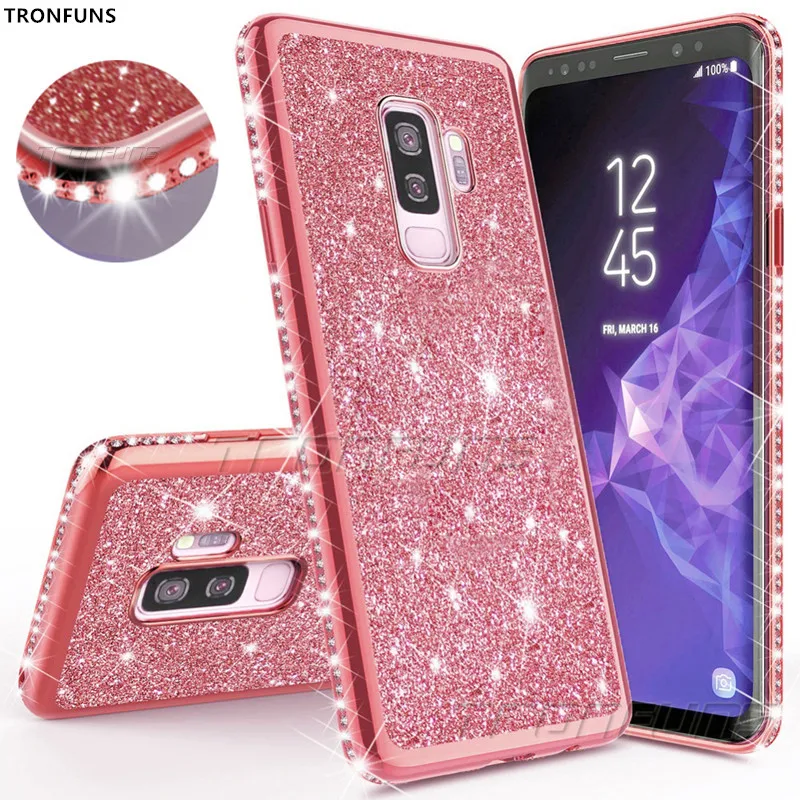 Мягкий чехол из ТПУ со стразами для Samsung Galaxy A50 A50S A30 A30S A20E A10S A10e A40 A70 A10 A20 A60 A80