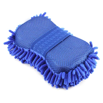 

1pc Super Car Wash Glove Car Hand Soft Towel Microfiber Chenille Car Cleaning Sponge Block Car Washing Supplies