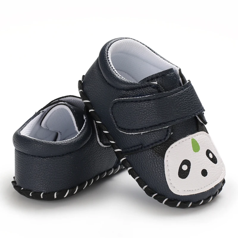 Cute Baby Kid Boys Toddler Infant Panda Shoes Soft Sole Crib Shoes Sneaker 0-18M l Cute Panda Shoes Soft Sole Crib Kids