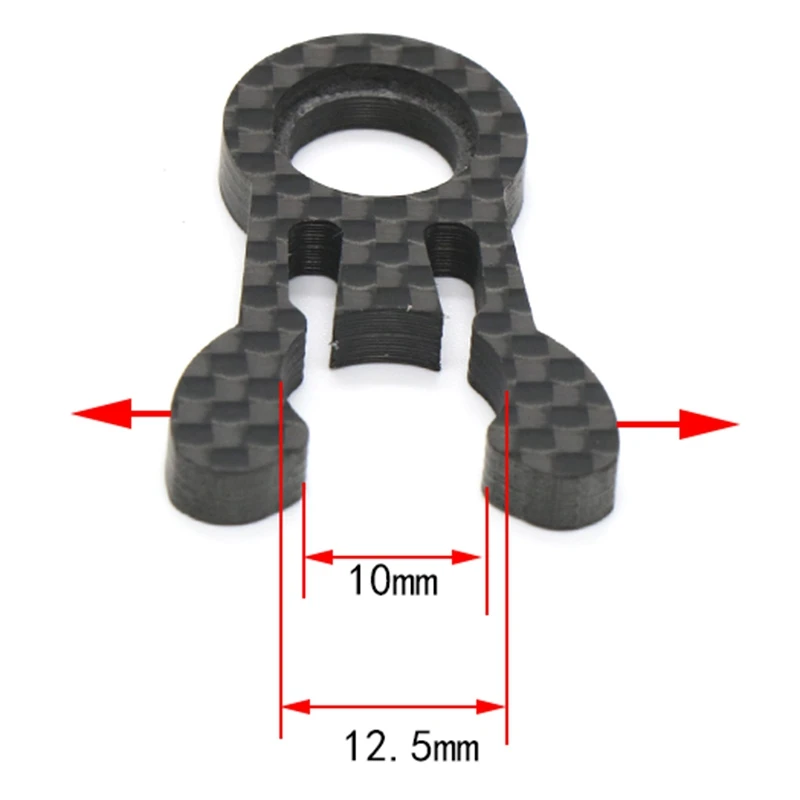 Quality Bicycle Carbon Cnc Catcher Crab Clamp Head Tube Fixing Buckle+ Screws for Brompton Bike