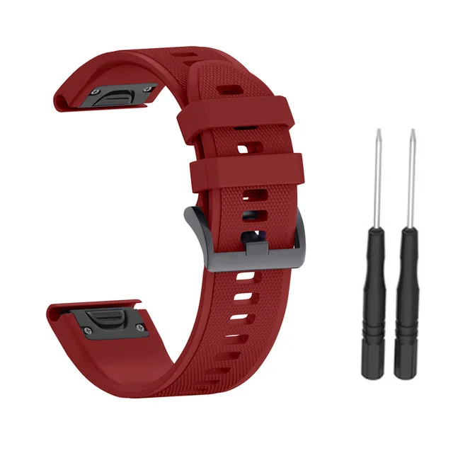 22 мм Quick Fit Силиконовый ремешок для Garmin Fenix 5/5 Plus/S60 Focus/Forerunner 935 945/Quatix 5 сменный спортивный браслет