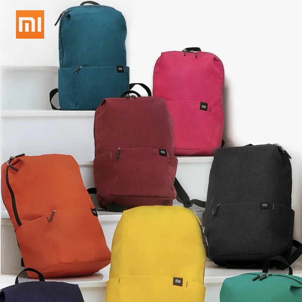 Рюкзак Xiaomi 10L водонепроницаемый цветной рюкзак для отдыха и спорта оригинальные