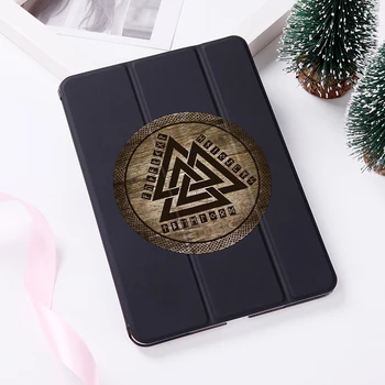 

Viking Totem For 10.2 ipad Pro 2020 Cases Air 3 Mini 5 ipad 7th Generation Case Luxury PU Leather Hard PC Back Cover 12.9