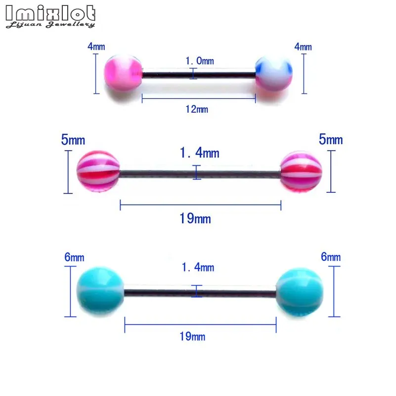 Types Of Tongue Piercings Diagram