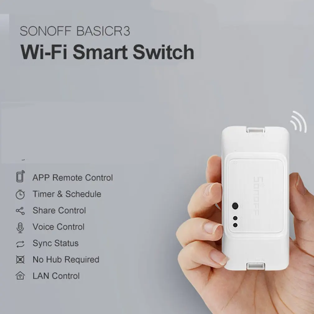 Базовый R3 RF DIY WiFi умный переключатель для домашнего светового контроллера для Alexa домашний контроллер с функцией синхронизации