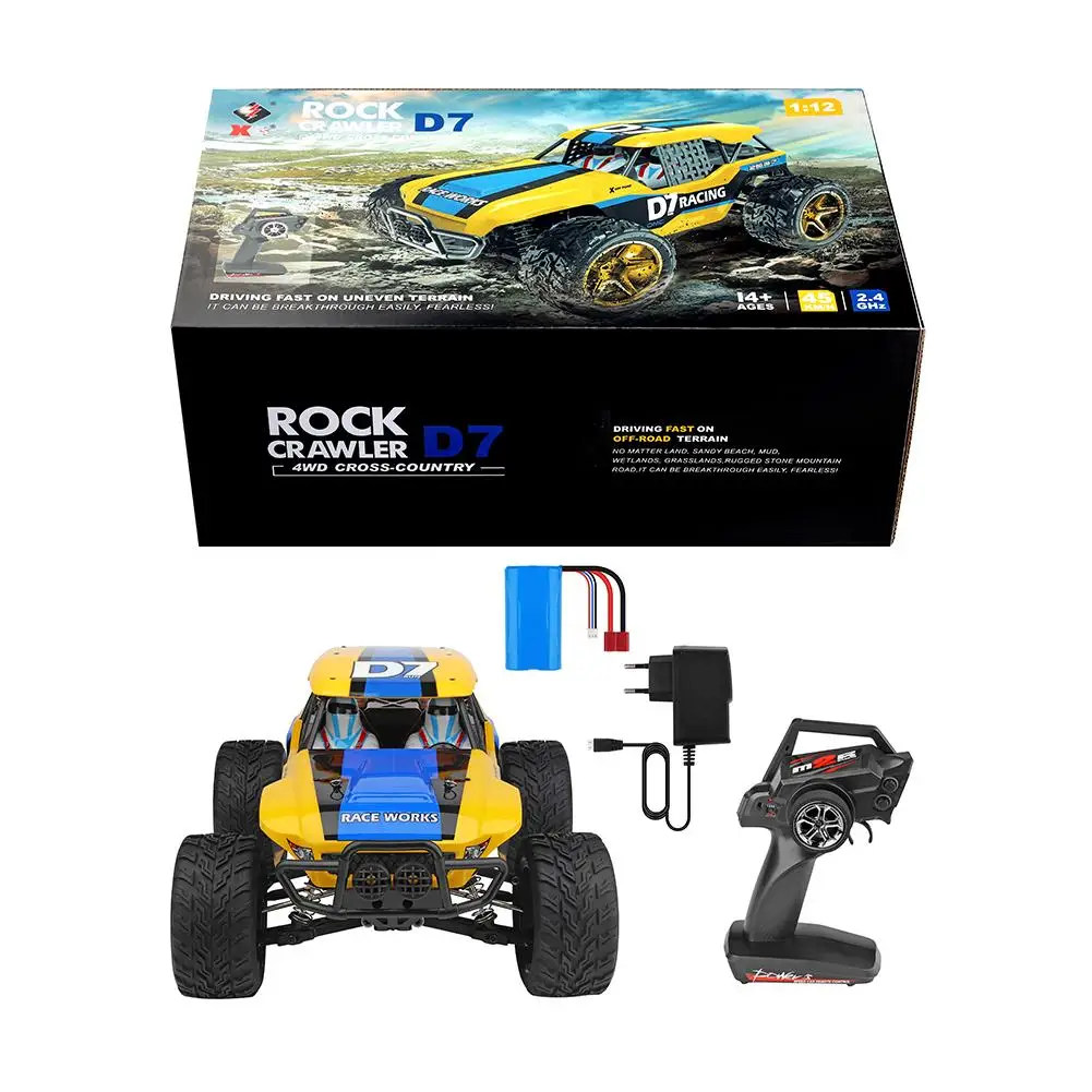 1/12 12402-A 4WD 2,4G RC модели автомобилей высокая скорость 45 км/ч пульт дистанционного управления модель автомобиля внедорожник игрушка