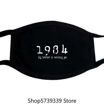 

1984'Big Brother Is Watching You' Mask George Orwell, Various Colours Washable Reusable Mask with