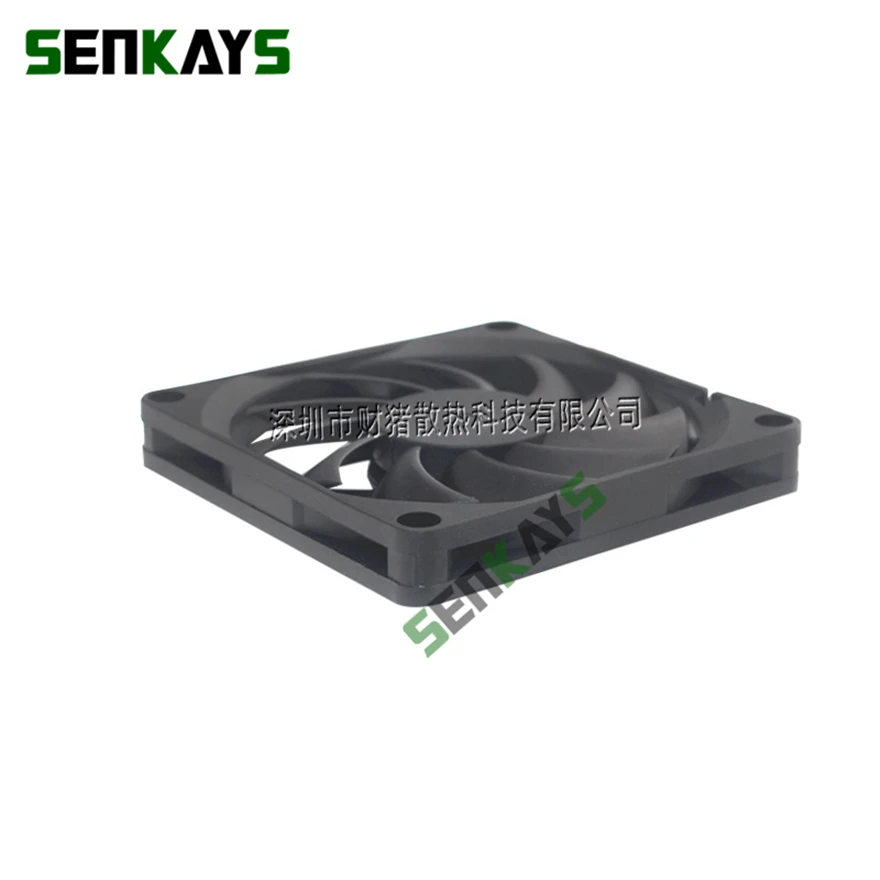 Ventilador de Refrigeração Usb Ultra-fino Cpu do Computador Laptop 2pin 8010 80 mm 80*80*10 mm dc 5v 12v 24v - Imagem 5
