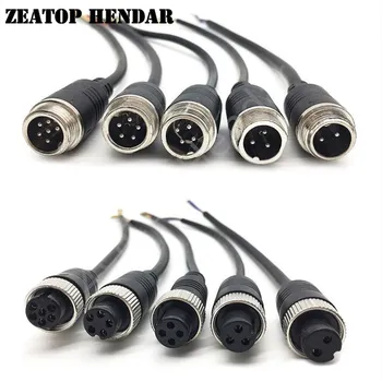

5Pcs GX12 2 3 4 5 6 Pin Aviation Signal Cable Male / Female Plug M12 for Car Camera/DVR Video Camera & CCTV Monitor & Subwoofer